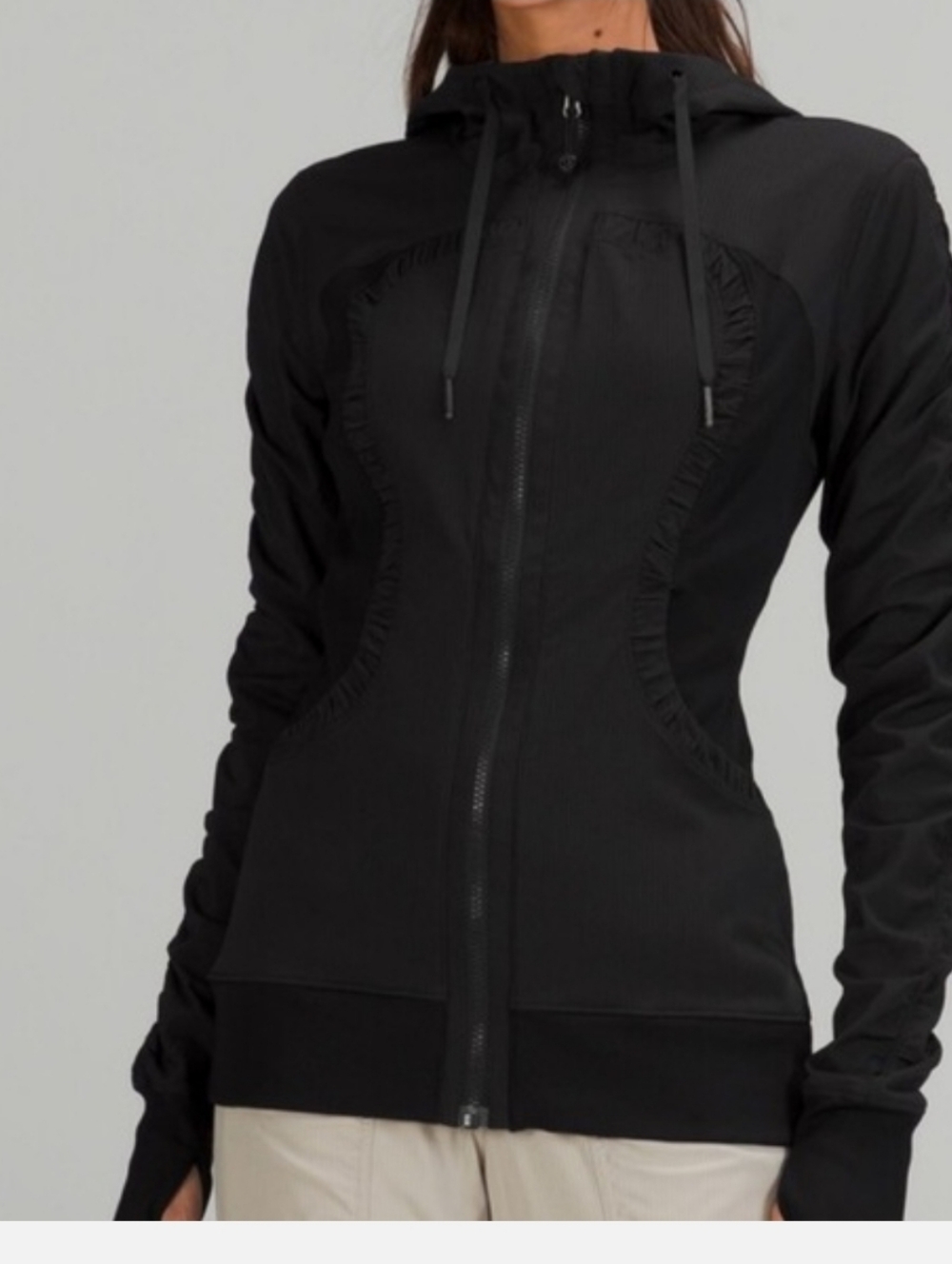 Lululemon Reversible Black Gray Dance Studio Jacket